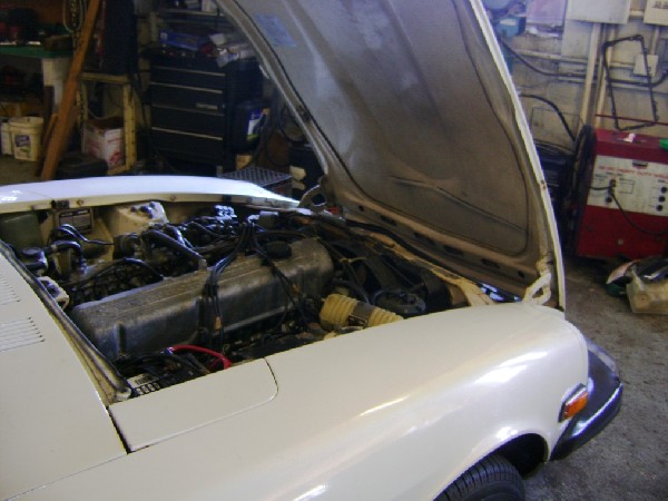 Under hood 280Z