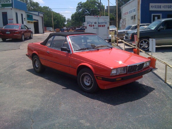 Maserati BiTurbo - photo by jeff barringer