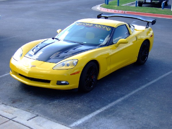 kingsnake c6.k installation of CF wing, CF hood ,  Ram Air,  ZR1 wheels