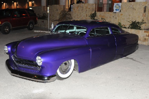 Hotrod Mercury owned by rock star Charlie Sexton outside the Austin Music H