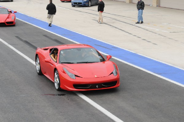 Ferrari Track Day at the Circuit Of The Americas Track in Austin, Texas 12/