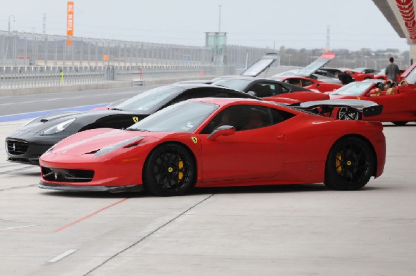 Ferrari Track Day at the Circuit Of The Americas Track in Austin, Texas 12/