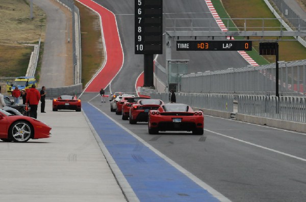 Ferrari Track Day at the Circuit Of The Americas Track in Austin, Texas 12/