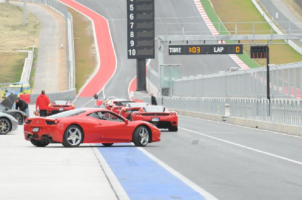 Ferrari Track Day at the Circuit Of The Americas Track in Austin, Texas 12/