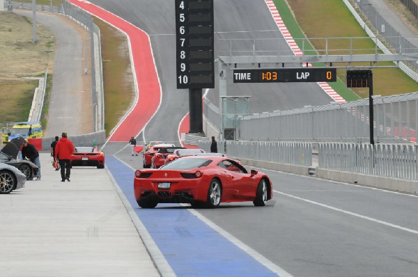 Ferrari Track Day at the Circuit Of The Americas Track in Austin, Texas 12/