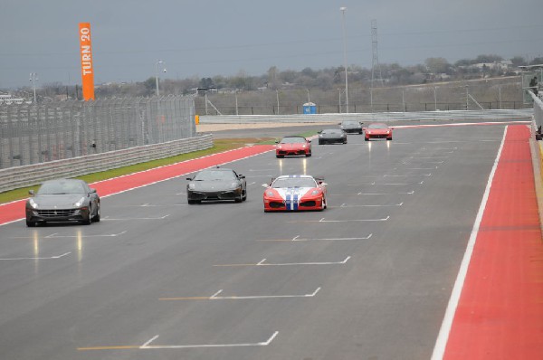 Ferrari Track Day at the Circuit Of The Americas Track in Austin, Texas 12/