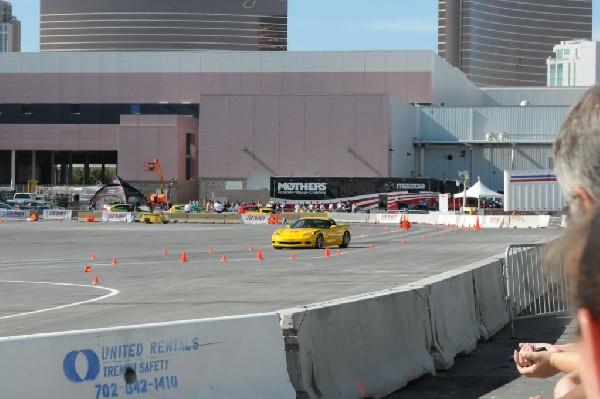 Bob Bondurant instructors take SEMA participants around SEMA MotorTrend Pro