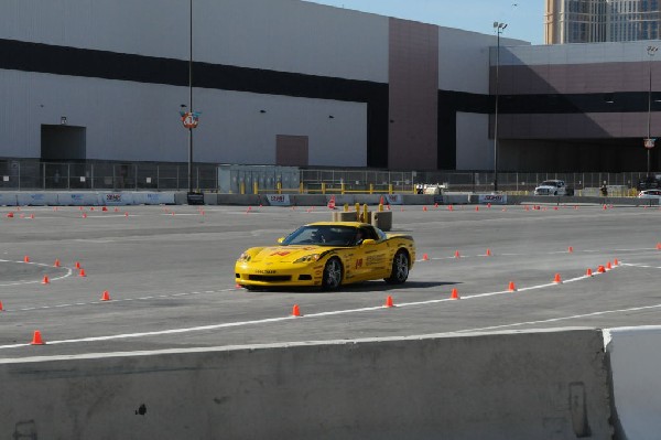 Bob Bondurant instructors take SEMA participants around SEMA MotorTrend Pro