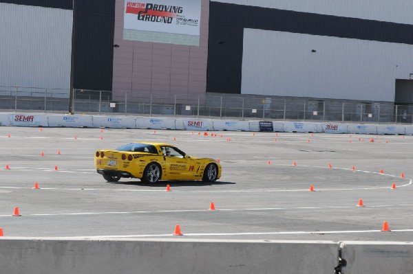 Bob Bondurant instructors take SEMA participants around SEMA MotorTrend Pro