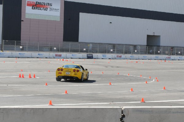 Bob Bondurant instructors take SEMA participants around SEMA MotorTrend Pro