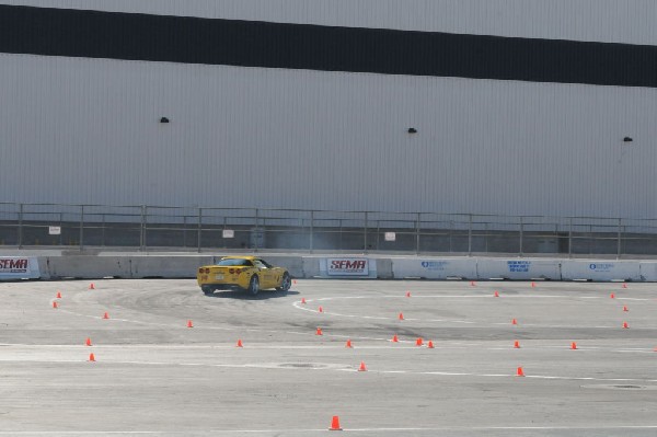 Bob Bondurant instructors take SEMA participants around SEMA MotorTrend Pro