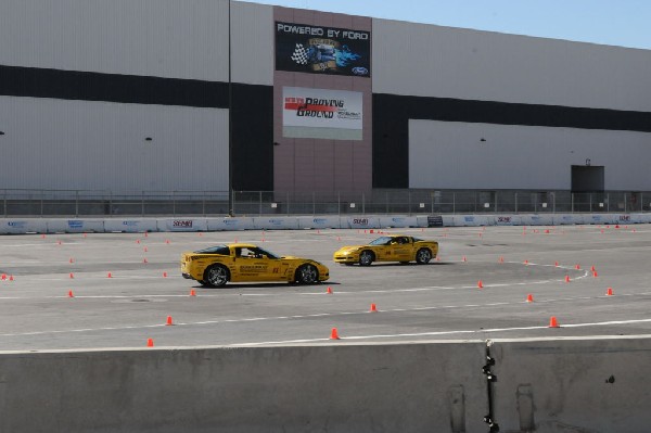 Bob Bondurant instructors take SEMA participants around SEMA MotorTrend Pro