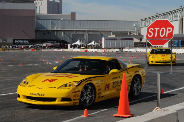 Bob Bondurant instructors take SEMA participants around SEMA MotorTrend Pro