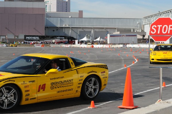 Bob Bondurant instructors take SEMA participants around SEMA MotorTrend Pro