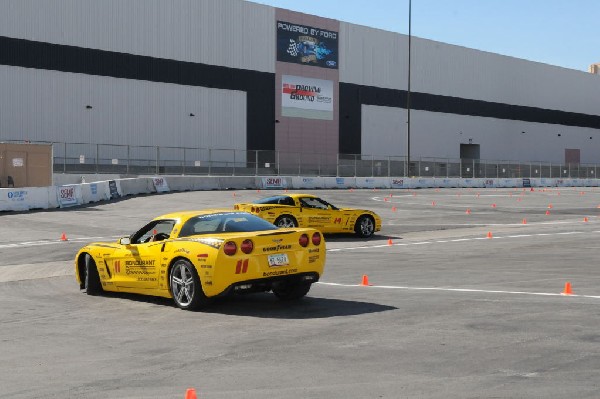 Bob Bondurant instructors take SEMA participants around SEMA MotorTrend Pro