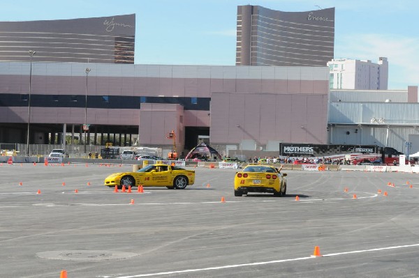 Bob Bondurant instructors take SEMA participants around SEMA MotorTrend Pro