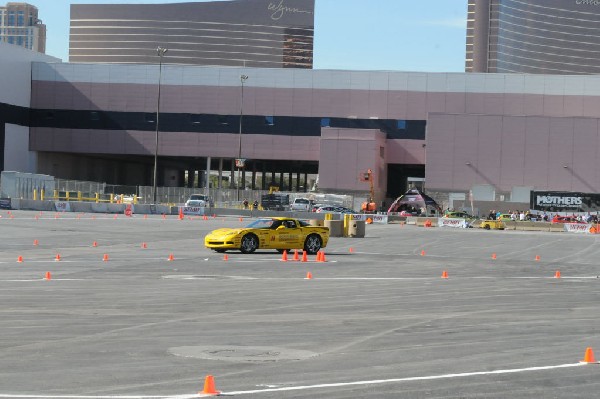 Bob Bondurant instructors take SEMA participants around SEMA MotorTrend Pro