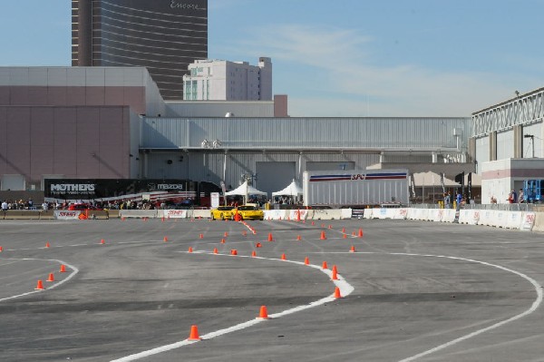 Bob Bondurant instructors take SEMA participants around SEMA MotorTrend Pro