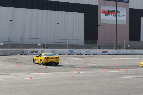 Bob Bondurant instructors take SEMA participants around SEMA MotorTrend Pro