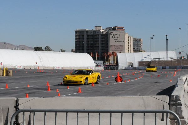 Bob Bondurant instructors take SEMA participants around SEMA MotorTrend Pro