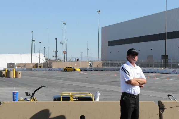 Bob Bondurant instructors take SEMA participants around SEMA MotorTrend Pro