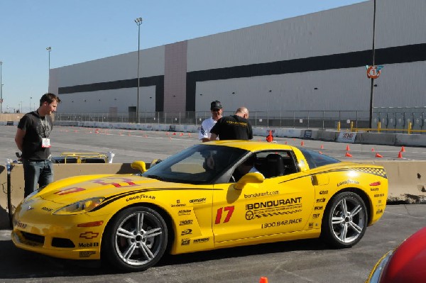 Bob Bondurant instructors take SEMA participants around SEMA MotorTrend Pro