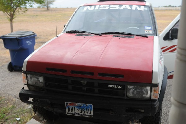 1988 Nissan Desert Runner 4x4 undergoing restoration - photo by jeff barrin