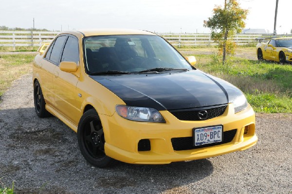 kingsnake racing 2003.5 MazdaSpeed Protege gets blacked out