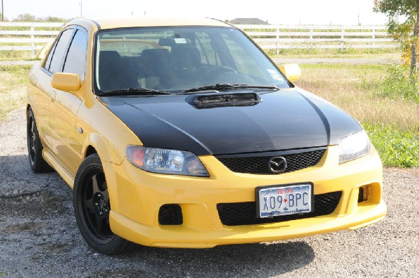 kingsnake racing 2003.5 MazdaSpeed Protege gets blacked out