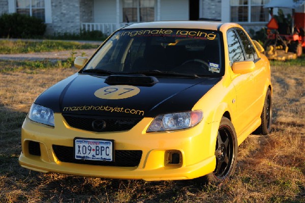 kingsnake racing 2003.5 MazdaSpeed Protege gets it's first graphic set