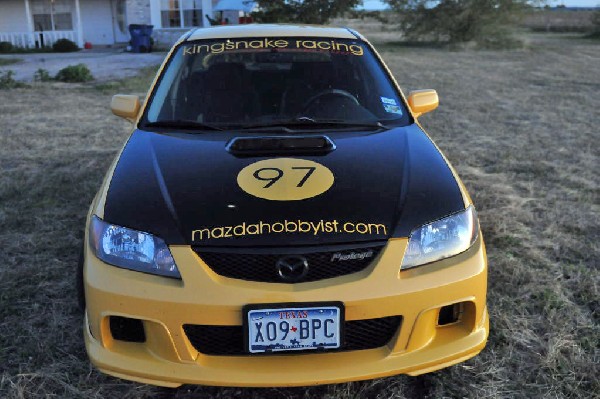 kingsnake racing 2003.5 MazdaSpeed Protege gets it's first graphic set