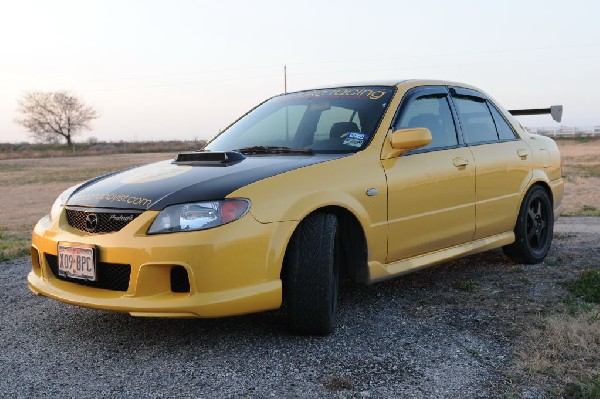 kingsnake racing 2003.5 MazdaSpeed Protege gets an adjustable aluminum wing